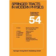 Springer Tracts in Modern Physics