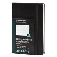 Moleskine 2013-2014 Weekly Planner, 18 Month, Pocket, Black, Soft Cover (3.5 x 5.5)