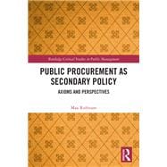 Public Procurement as Secondary Policy book cover, ISBN 9781315435893