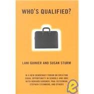 Who's Qualified?