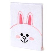 Line Friends Plush Notebook (Cony)