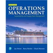 MyLab Operations Management with Pearson eText -- Access Card -- for Operations Management Sustainability and Supply Chain Management