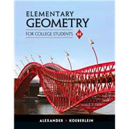 Elementary Geometry for College Students (180 day access)