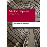 Criminal Litigation 2016-2017