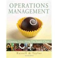 Operations Management: Creating Value Along the Supply Chain, 7th Edition