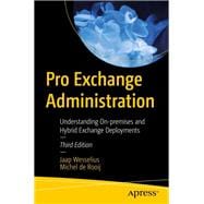 Pro Exchange Administration book cover, ISBN 9781484295908