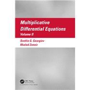 Multiplicative Differential Equations