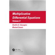 Multiplicative Differential Equations