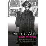 Simone Weil: Basic Writings