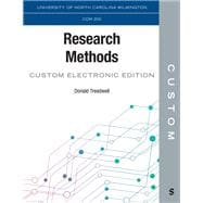 CUSTOM: UNC Wilmington COM 200 Research Methods Electronic Edition