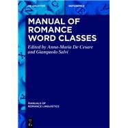 Manual of Romance Word Classes