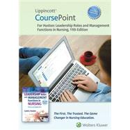 CUSTOM MDC Lippincott CoursePoint Enhanced for Huston: Leadership Roles and Management Functions in Nursing, 12 Month (CoursePoint for BSN) eCommerce Digital code