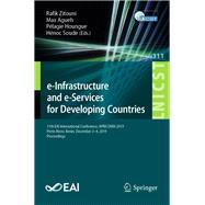 E-infrastructure and E-services for Developing Countries