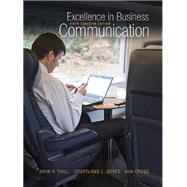 Excellence in Business Communication, Fifth Canadian Edition,