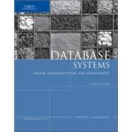 Database Systems Design, Implementation, and Management,9781418835934