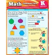 Math Common Core State Standards, Kindgergarten
