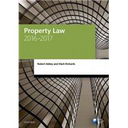 Property Law 2016-2017