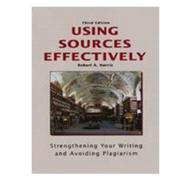 Using Sources Effectively: Strengthening