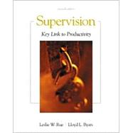 Supervision : Key Link to Productivity