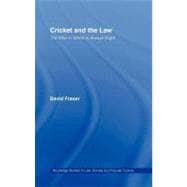 Cricket and the Law : The Man in White Is Always Right,9780203485941