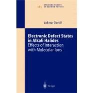 Electronic Defect States in Alkali Halides