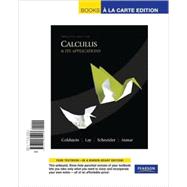 Calculus & Its Applications, Books a la Carte Edition
