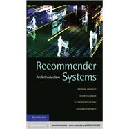 Recommender Systems