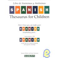 Libro de Sinonimos Y Antonimos/ Spanish Thesaurus for Children