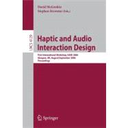 Haptic And Audio Interaction Design