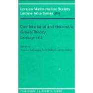 Combinatorial and Geometric Group Theory, Edinburgh 1993
