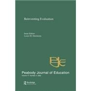 Reevaluating Evaluation: A Special Issue of peabody Journal of Education
