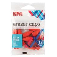 Eraser Caps, Red, Pack of 12 (206503)