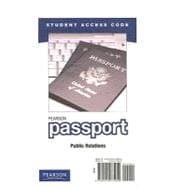 Pearson Passport Student Access Code Card for Public Relations (Standalone)