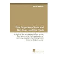 Flow Properties of Polar and Non-polar Hard-rod Fluids