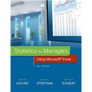 Statistics for Managers Using Microsoft Excel Plus MyLab Statistics with Pearson eText -- Access Card Package