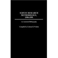 Survey Research Methodology, 1990-1999