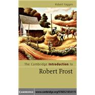 The Cambridge Introduction to Robert Frost