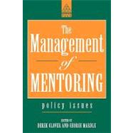 The Management of Mentoring: Policy Issues