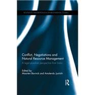 Conflict, Negotiations and Natural Resource Management: A legal pluralism perspective from India