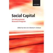 Social Capital An International Research Program