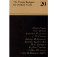The Tanner Lectures on Human Values,9780874805994