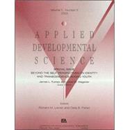 Beyond the Self: Perspectives on Identity and Transcendence Among Youth:a Special Issue of applied Developmental Science