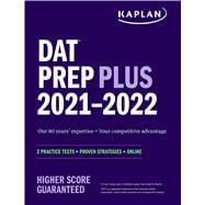 DAT Prep Plus 2021-2022 2 Practice Tests Online + Proven Strategies