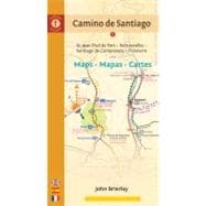 Camino de Santiago Maps - Mapas - Cartes : St. Jean Pied de Port - Roncesvalles - Santiago de Compostela - Finisterre
