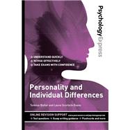 Psychology Express: Personality and Individual Differences (Undergraduate Revision Guide)