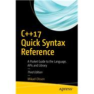 C  17 Quick Syntax Reference