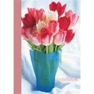 Lined Notebook : Pink Tulips A 128-page fine-lined notebook