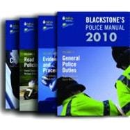 Blackstone's Police Manuals 2010: Four Volume Set