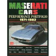 Maserati Cars 1971-1982 -performance Portfolio