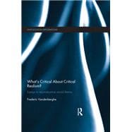 What's Critical About Critical Realism?: Essays in Reconstructive Social Theory